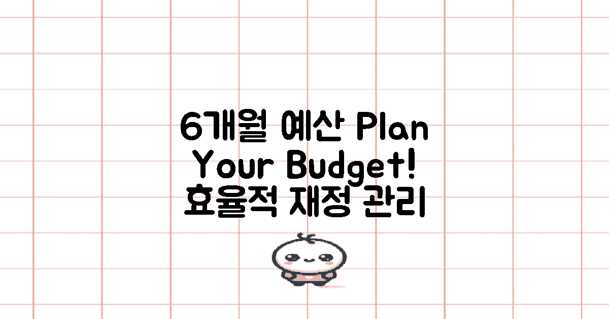 6개월 예산 계획
