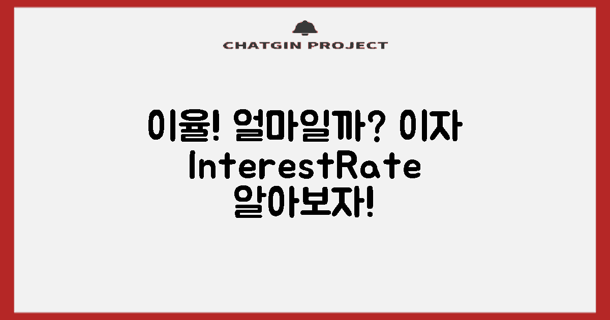 이율은 얼마나 될까?