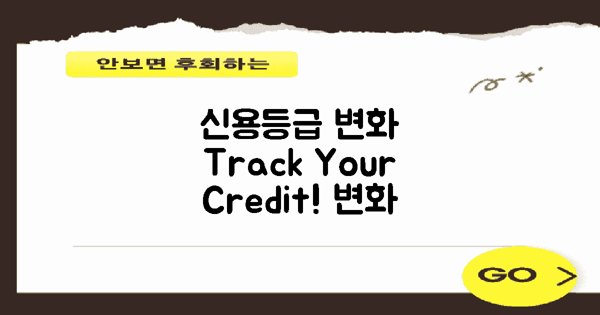 신용등급 변화 추적