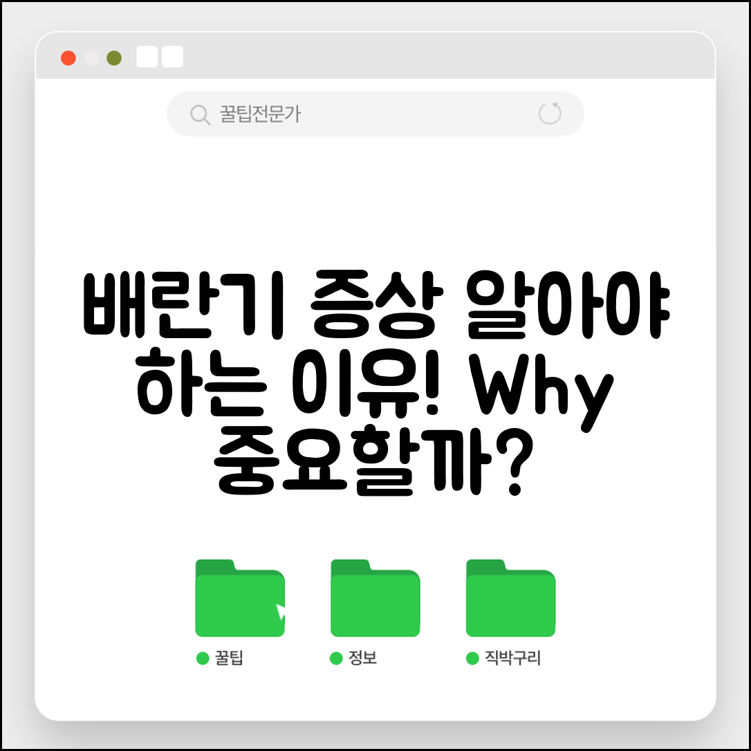 배란기 증상, 왜 알아야 할까요?