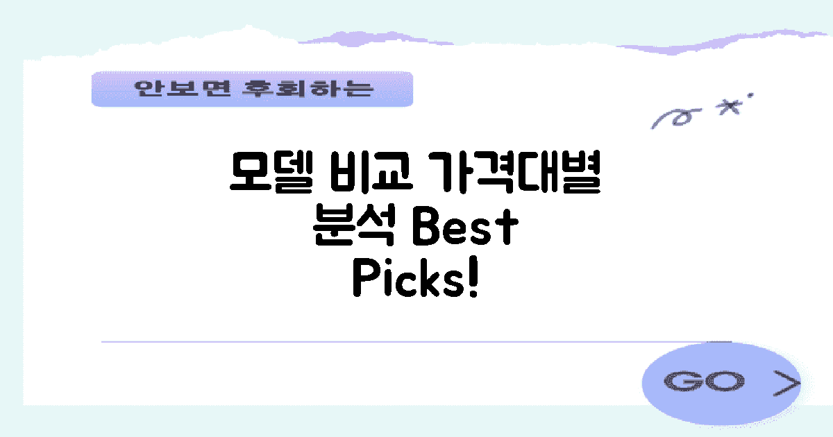 가격대별 모델 비교