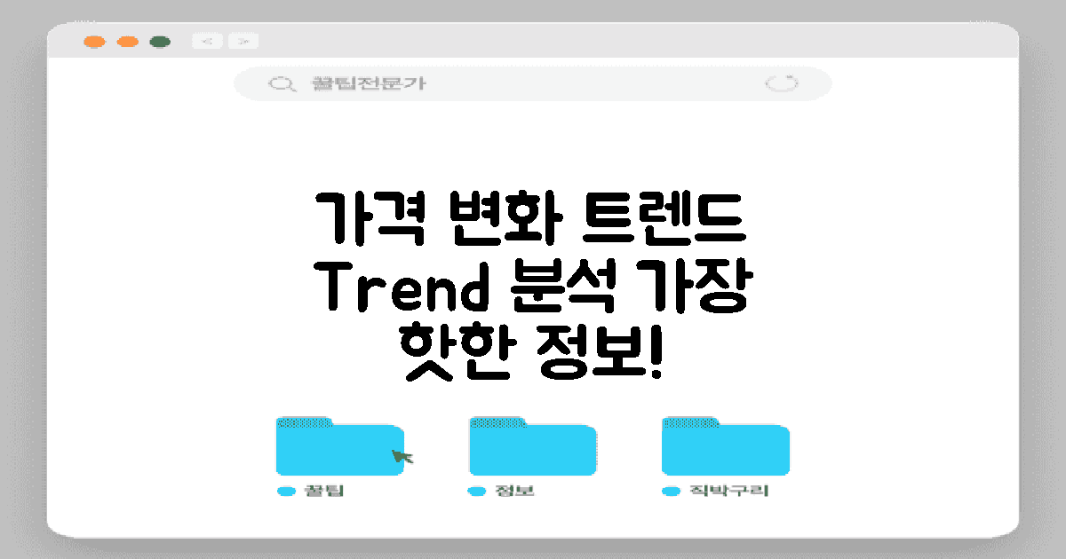 가격 변화 추세 분석