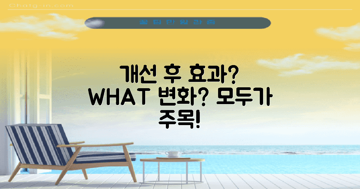 개선 후 효과는 무엇일까?