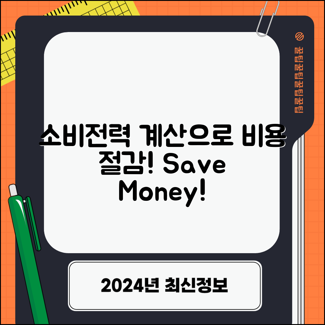 소비전력 계산으로 불필요한 비용 줄이는 방법은?