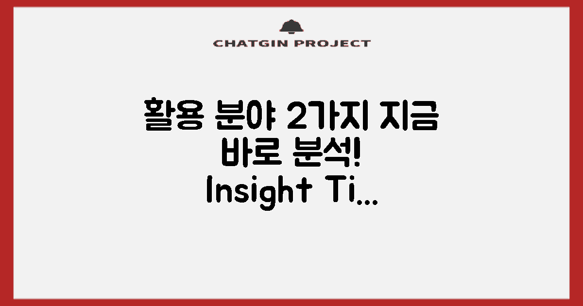 2가지 활용 분야 분석