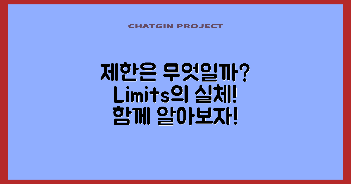제한은 어떤 것이 있을까?