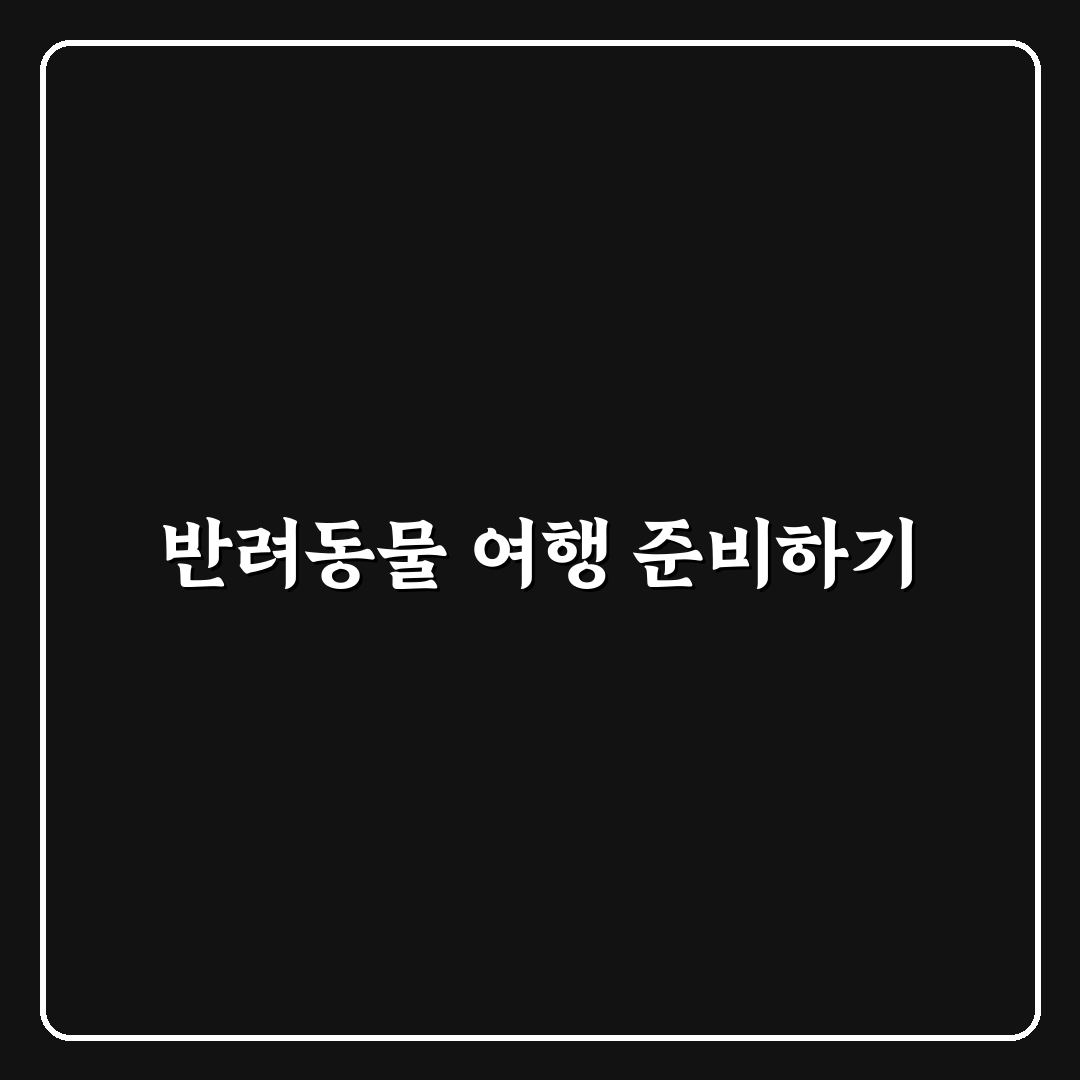 반려동물 동반 비행기 탑승 규정 쉽게 알려드려요
