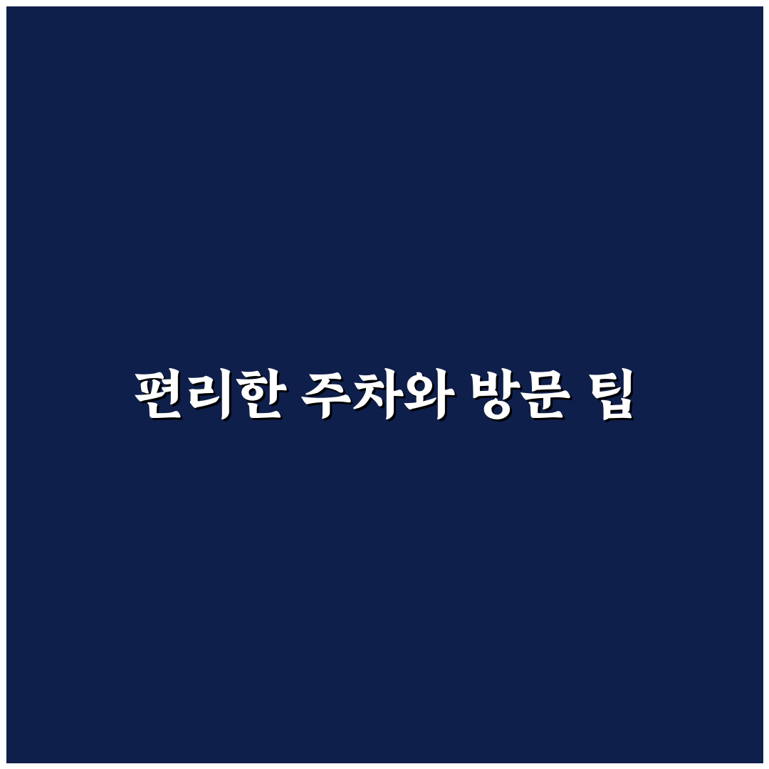 딤섬관 주차 꿀팁과 편리한 이용 방법 정리