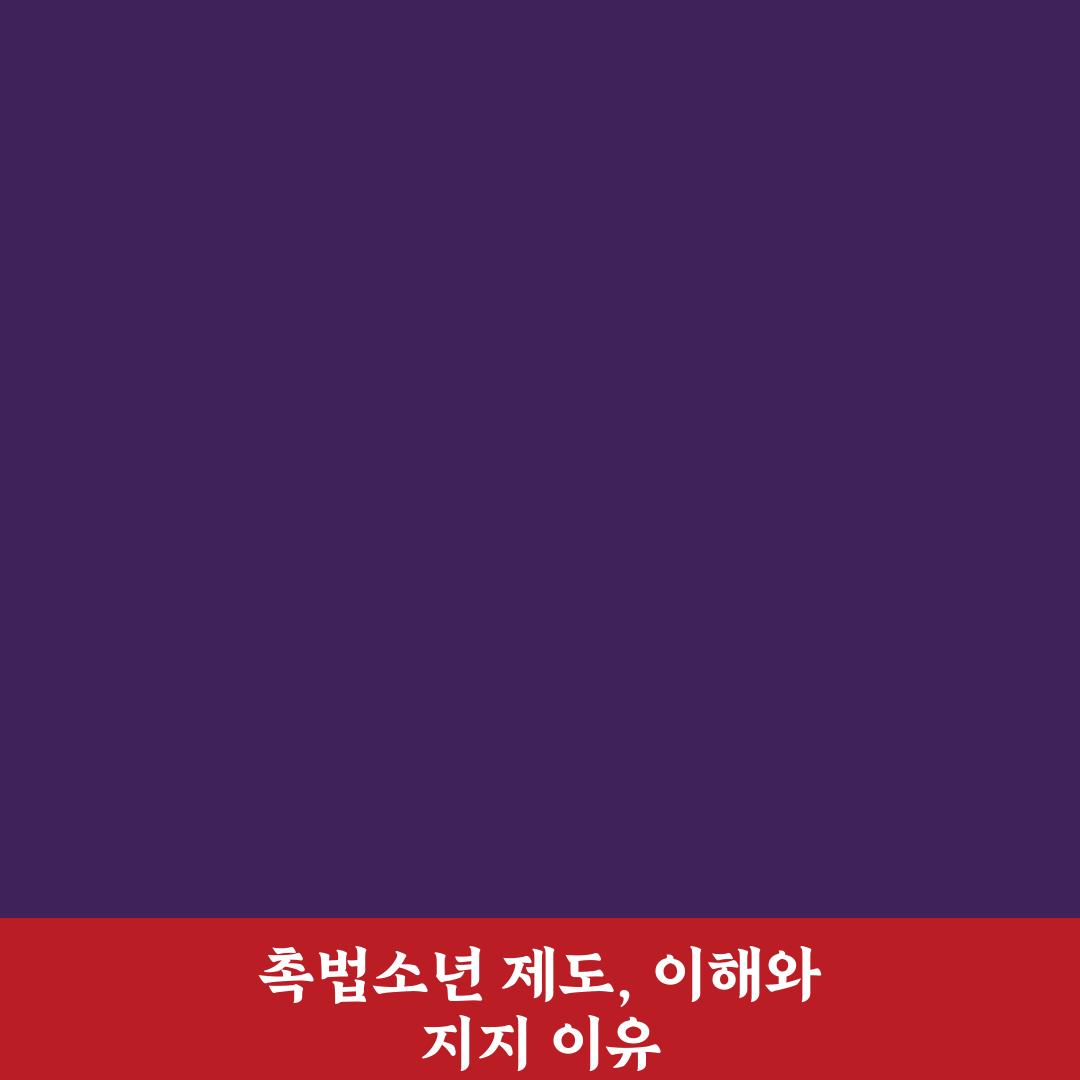 촉법소년 찬성 근거와 이해하기 쉬운 핵심 정리