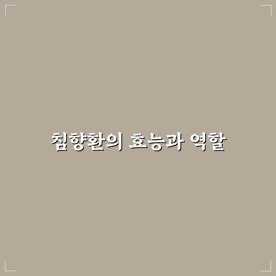침향환 효능 먹는법과 효과적인 활용법 꿀팁 알려드려요
