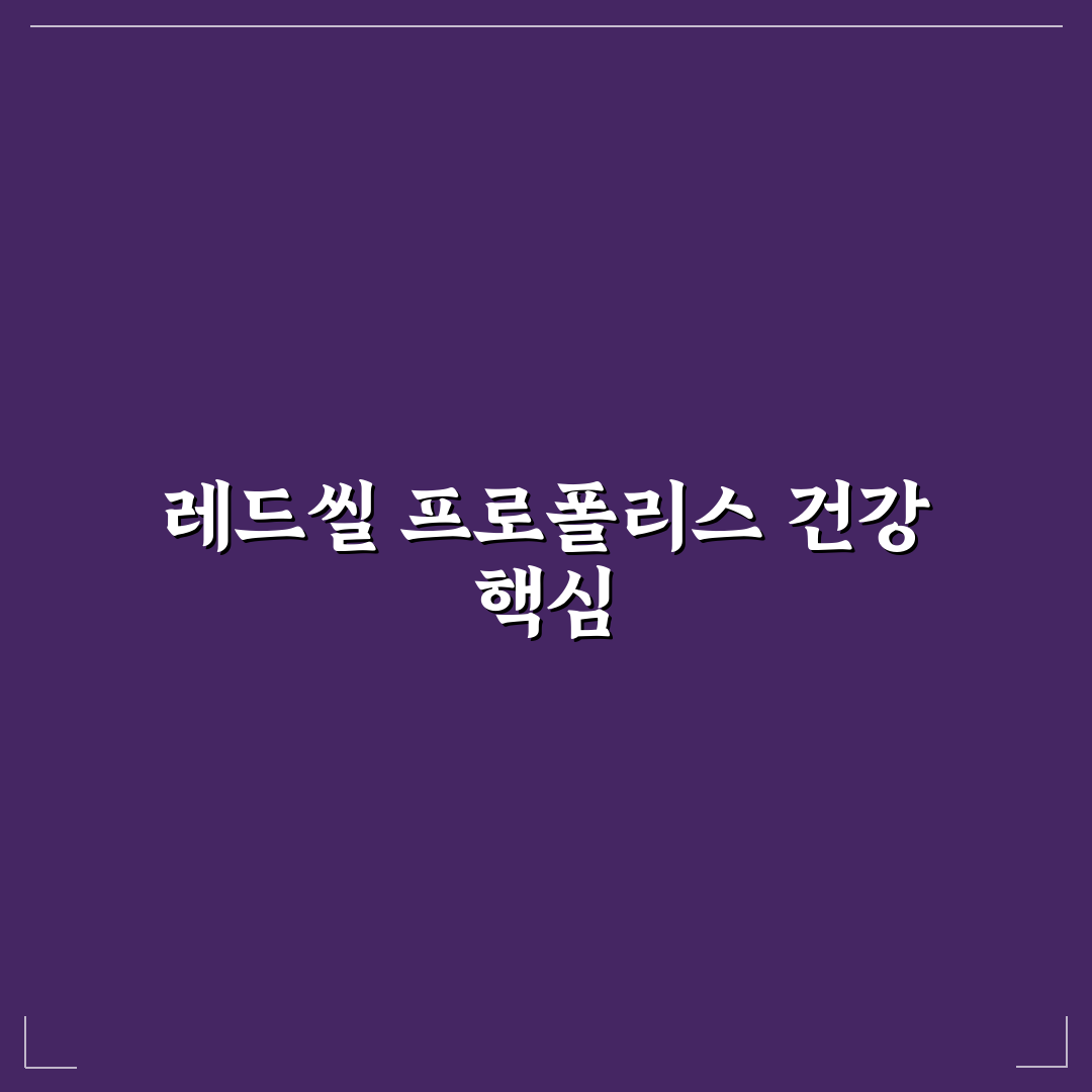 레드씰 프로폴리스 민트 효능과 사용법 꿀팁 알려드려요