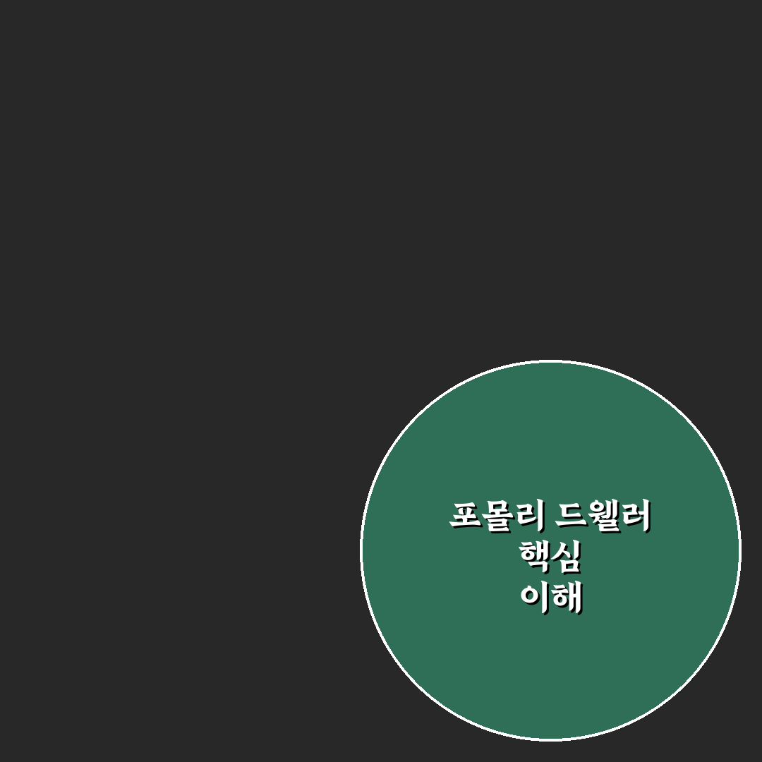 포몰리 드웰러 사용법과 초보자 꿀팁 정리