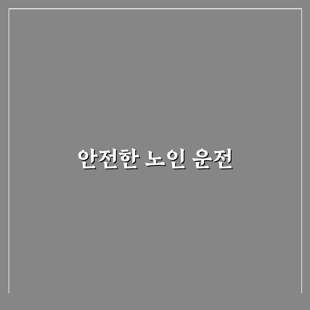 고령자 안전운전온라인 교육 꿀팁 알려드려요