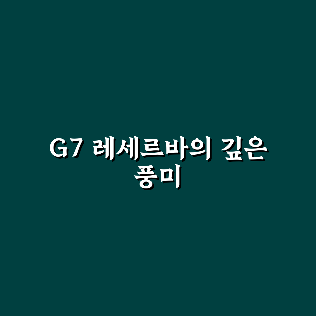 G7 레세르바 까베르네 소비뇽 추천 꿀팁 알아보기